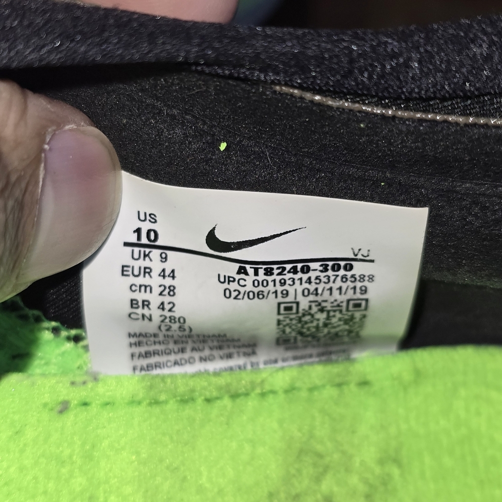 Nike Zoom Fly 3 Electric Green Mens Size 10 - Picture 6 of 11